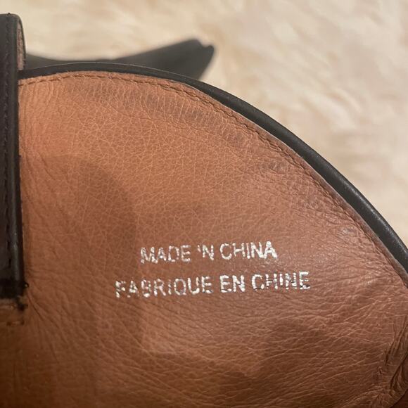 Jeffrey Campbell Dagget Black Western Boots 9 | Washed Leather, Embroidered $325 - Picture 10 of 13